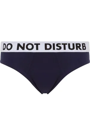 Moschino Underbukser med slogan-talje