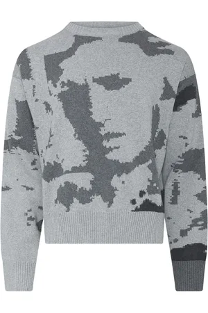 HELIOT EMIL Sweatshirt med kunst-jacquard