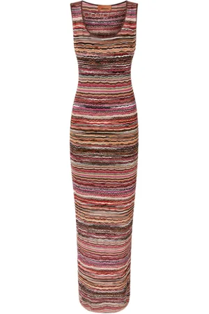 Missoni Lang kjole med bølge-motiv