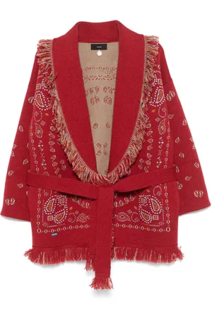 Alanui Cardigan i bandana-jacquard