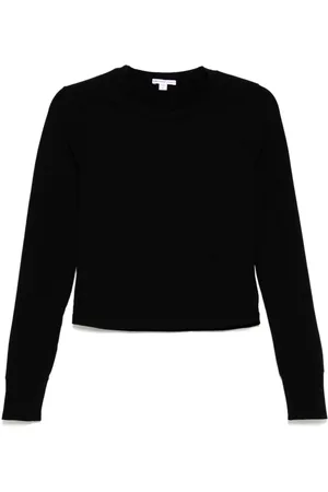 James Perse Cropped langærmet T-shirt