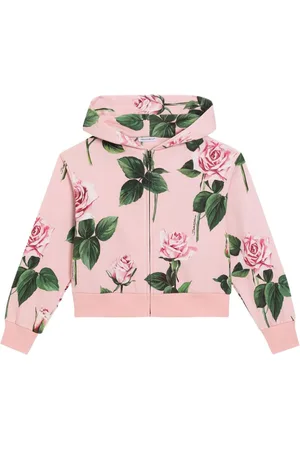 Dolce & Gabbana Blomstret hættetrøje