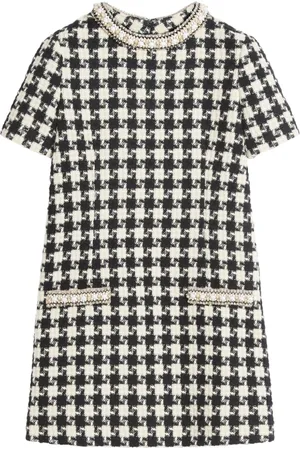 VALENTINO GARAVANI Kort Damier Light kjole i tweed