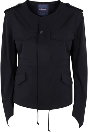 YOHJI YAMAMOTO Kraveløs jakke med tætsiddende pasform