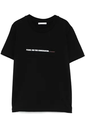 Patrizia Pepe T-shirt med slogantryk