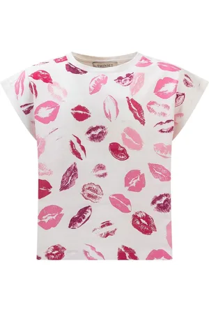 Twin-Set T-shirt med grafisk tryk
