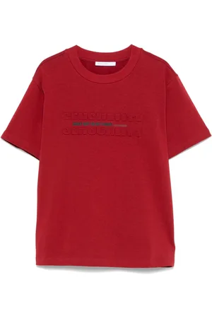 Patrizia Pepe T-shirt med præget slogan