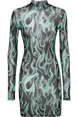 Philipp Plein Kort Flame kjole