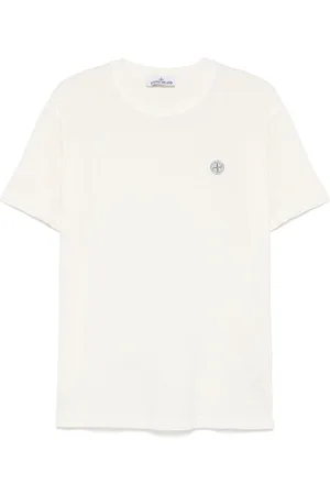 Stone Island T-shirt med kompasapplikation