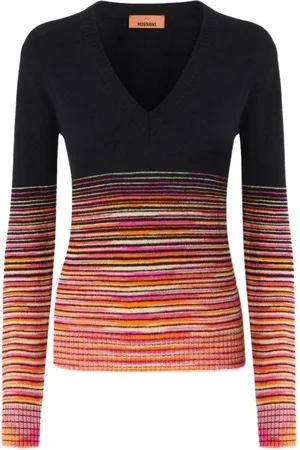 Missoni Sweater i kashmir med dégradé-effekt