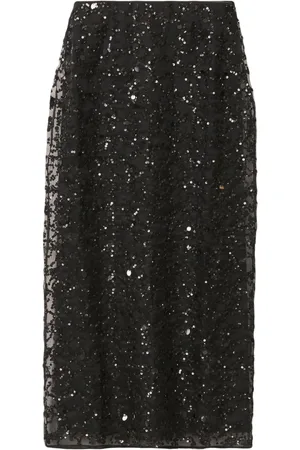 Fabiana Filippi Pailletudsmykket midi-nederdel