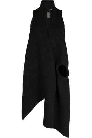 ISABEL BENENATO Asymmetrisk vest i strik