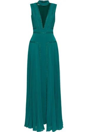 Saiid Kobeisy Kjole i crepe georgette