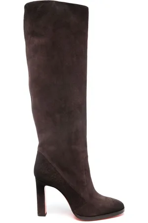 santoni 90 mm støvler i ruskind
