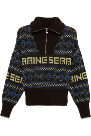 Marine Serre Sweater i jacquard-strik