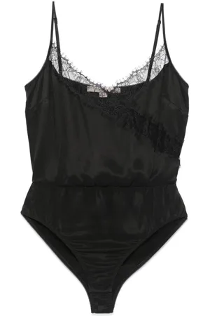 REMAIN Bodysuit med blondepanel