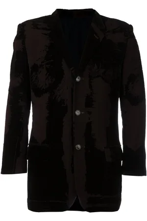 Jean Paul Gaultier Jakke i velour med burn-out-effekt