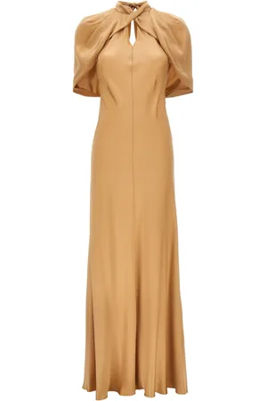 Alberta Ferretti Lang draperet kjole