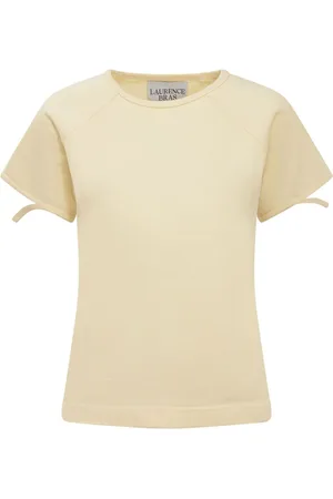LAURENCE BRAS T-shirt med logo-applikation