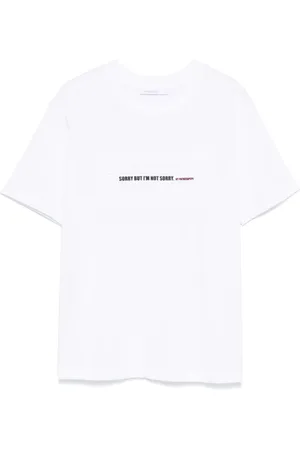 Patrizia Pepe T-shirt med præget slogan