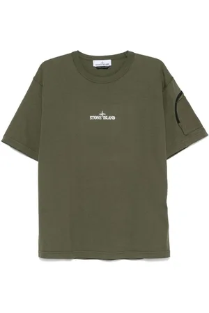 Stone Island T-shirt med logotryk