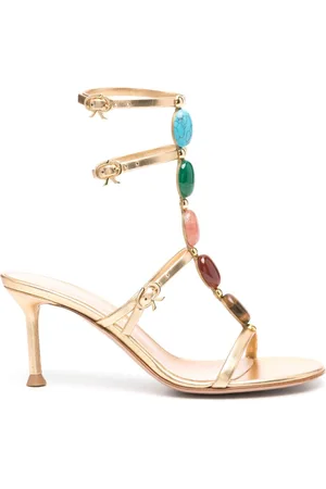 Gianvito Rossi 70mm Shanti sandaler i læder