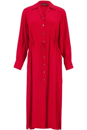 Gucci Midi-kjole i jacquard med logo