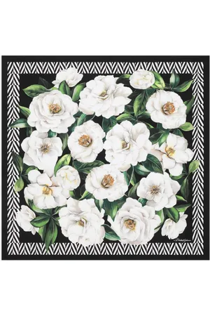 Dolce & Gabbana Tørklæde med blomstertryk