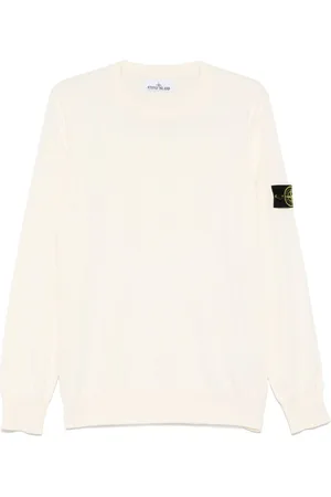 Stone Island Sweater med kompasmærke