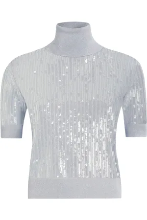 Dolce & Gabbana Top med pailletudsmykning