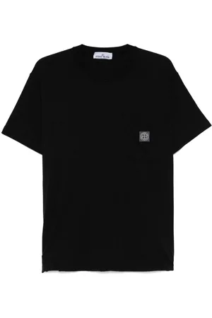 Stone Island T-shirt med kompasapplikation