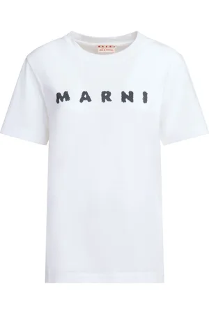 Marni T-shirt med logotryk