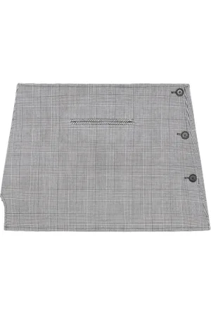 Courrèges Kort Prince of Wales oblique-nederdel