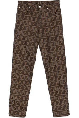 Fendi Bukser med FF-jacquard fra 1990
