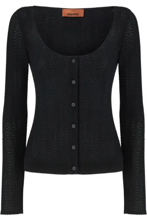 Missoni Cardigan med chevronmønster