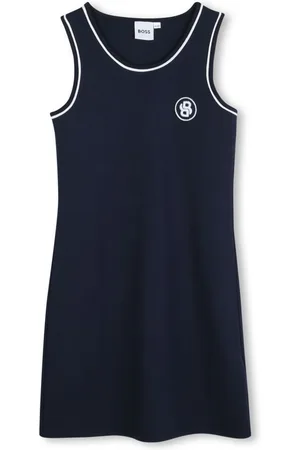 HUGO BOSS Kjole med broderet logo