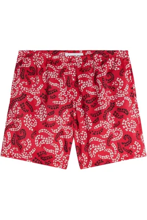 Lanvin Badeshorts med bladtryk