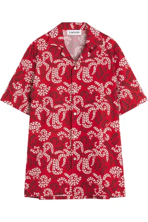 Lanvin Skjorte med bladtryk
