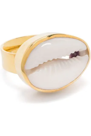 Tohum Design Ring med søskal-applikation
