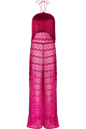 Missoni Jumpsuit i lamé med frynsedetalje