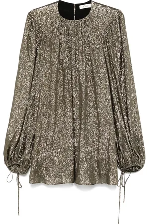 Chloé Bluse i lamé