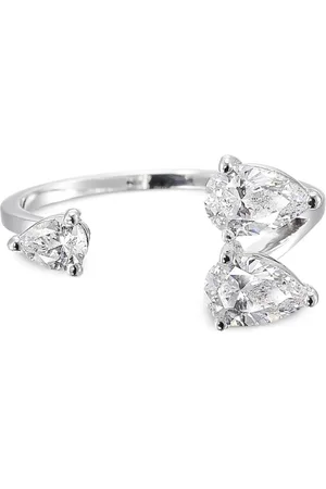 Anabela Chan Orion ring i 14 karat hvidguld med diamant
