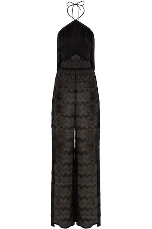 Missoni Jumpsuit i lamé med frynsedetalje