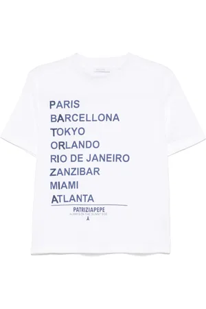 Patrizia Pepe T-shirt med teksttryk