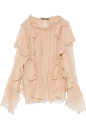 Alberta Ferretti Chiffon-bluse