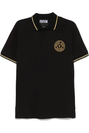 VERSACE Polo med broderet logo