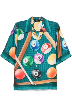 AMIRI Billiards bowling-skjorte