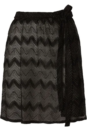 Missoni Kort nederdel i lamé med zigzagmønster
