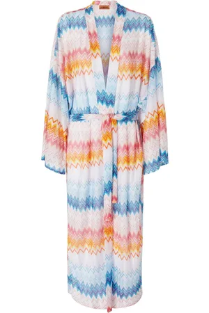 Missoni Cover-up i lamé med zigzagmønster