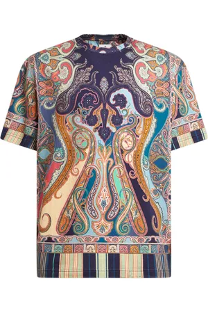Etro T-shirt med paisleytryk
